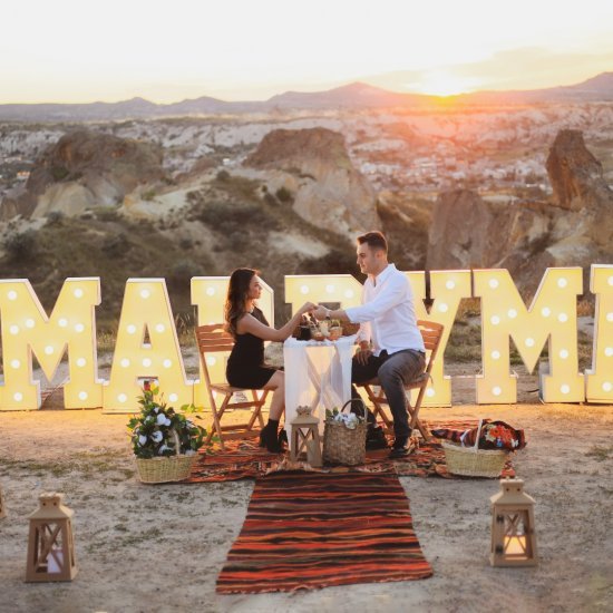 Marriage Proposal in the Valley
